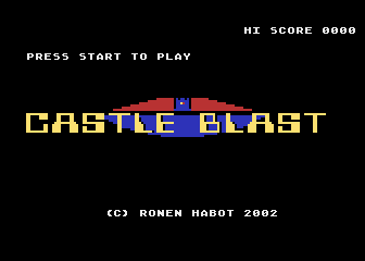 Castle Blast screenshot 4 for Atari 5200